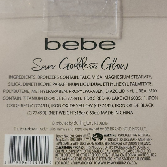 Bebe Glow Bronzer Palette (New) - Picture 3 of 3